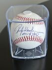 New ListingRICKEY HENDERSON AUTOGRAPHED  SIGNED OFFICIAL MLB BASEBALL JSA WITNESSED