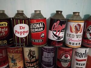 Replica Repainted National Bohemian Cone Top Beer Can Baltimore & New York Pale