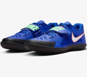 Nike Zoom Rival SD 2 Track Throwing Shoes Blue Orange Size M 6 W 7.5 685134-400