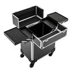 Professional Rolling Makeup Train Case Makeup Storage Organizer Cosmetic Trolley