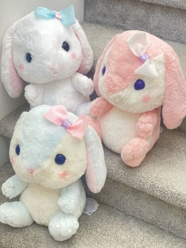 NEW Amuse Pote Usa Loppy Bunny Rabbit Plush toy 17” Japan