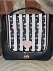 New ListingNew! Mary Kay Glitter Striped Heart Makeup Travel Bag Case With Hanging Hook