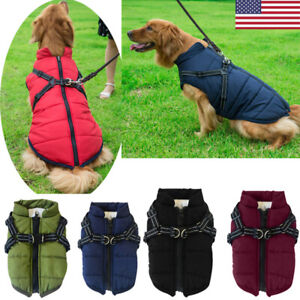 Pet Winter Vest Jacket Warm Dog Puppy Waterproof Clothes Padded Coat,Small/Large