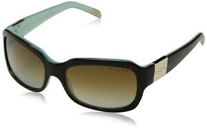 Ralph by Ralph Lauren Women's RA5049 Square Sunglasses, Polarized Lt Tortoise