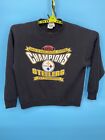 VTG Pittsburgh Steelers Sweatshirt Mens L Black Made In USA Lee 90s 1996 Sweater