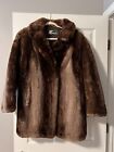 Vintage  Beaver Fur Coat Size L Great Condition Master Furrier David Green
