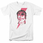 David Bowie Aladdin Sane T Shirt Licensed Rock Band Merchandise White