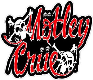 Motley Crue Logo Decal Sticker 80's Heavy Metal Rock The Dirt