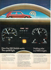 1981 Volkswagen Rabbit Vintage Magazine Ad  a 1982 VW Rabbit