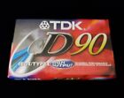 TDK D90 Blank Audio Cassette Tape - High Output New - Sealed!