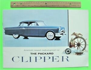 1954 PACKARD CLIPPER HUGE PRESTIGE COLOR CATALOG Brochure PANAMA CPE Sportster