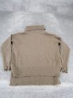 Magaschoni Sweater Womens Small Turtleneck Pullover Brown Cashmere