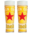 Set Of 2 x Heineken Pint Glasses 20oz Brand New 100% Genuine CE Marked Nucleated