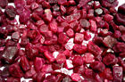 BURMA  RUBY  GEMSTONE EARTH MINED NATURAL RED ROUGH  LOT S11