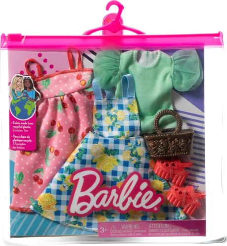 Barbie Clothes, Fashion and Accessory 2-Pack for Barbie Dolls, 2...