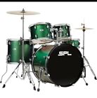 Sound Percussion Labs 5PC Unity II All In One Drum Set Pine Green Glitter