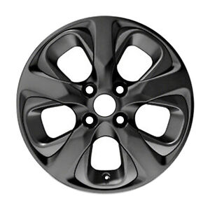 15x6 5 Spoke Refurbished Aluminum Wheel Painted Gloss Black 560-05719