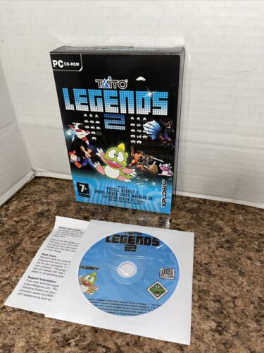 PC Taito Legends 2 PC CD ROM Box And Game Disc