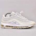 Nike Air Max 97 Shoes Men 8.5 Triple White Grey Wolf Sneakers Running Causal