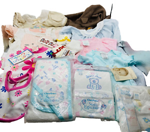 Bundle Lot 20 Pcs Baby Girl Clothes Summer & Winter Size 0-24 Months NWT