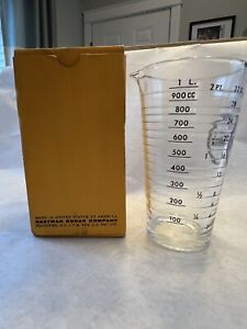 Vintage Eastman Kodak Beaker 32 Oz Glass Measuring Pitcher Darkroom Graduate