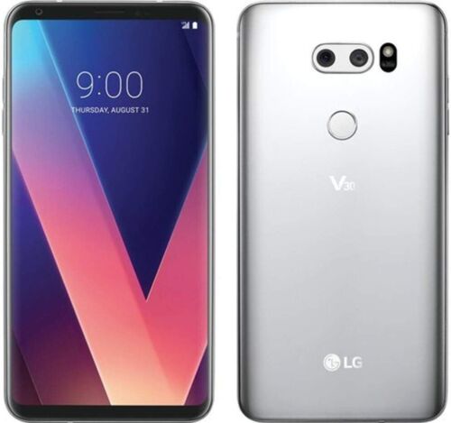 LG V30 VS996 Verizon Unlocked 64GB Silver Good