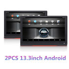 2PCS Car Headrest Monitor DVD Video Player 13.3