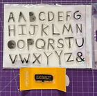 Acrylic Stamp Lot Alphabet Studio Calico Seriously Scrapbooking