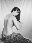 BETTIE PAGE  CHEETAH Cover Kneeling on Floor 18X24 POSTER FREE SHIPPING #1002