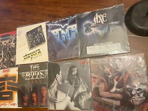 METAL RECORD LOT (VG+ ~ EX+) ROCK ACCEPT STRYPER UFO AXE THE RODS TNT & MORE