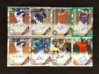 Lot of 8 2018 Bowman Chrome 1st Auto's/Auto Refractor's Hoese, Miller & More 🔥
