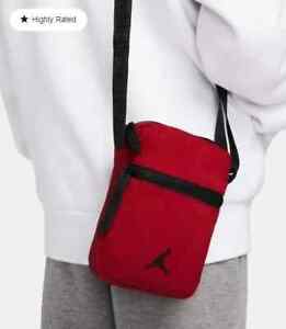 Nike Air Jordan Unisex Airborne Festival Bag Crossbody Gym Red 9A0631-R78 O/S