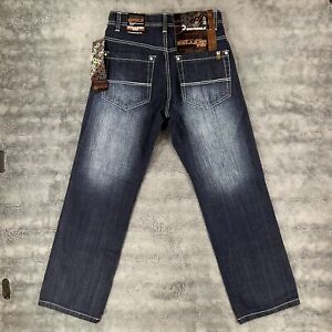 NWT Southpole Jeans Mens 30 (30x31) Blue Wide Leg Baggy Hip Hop Streetwear Y2K