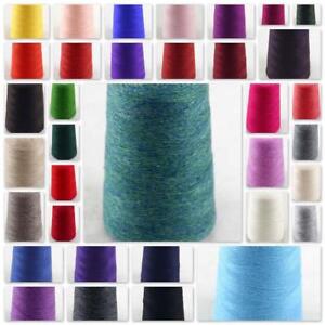 Sale NEW 100g Cone Soft 100% Cashmere Hand Knitting Crochet Wrap Scarf Yarn