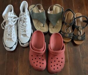 LOT of 4 Pre Owned Shoes Used Wholesale Rehab Mixed Brands