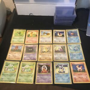 Pokemon TCG Vintage Card Lot - Shadowless - 15 Cards