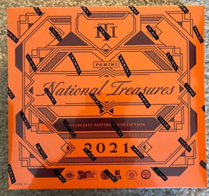2021 National Treasures Collegiate Football Sealed, Unopened BOX Jones Lawrence?