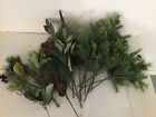 Lot (18) Wreath Pinecone Greenery Christmas Picks Buy it Now Make Offer!