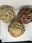 Decorative Wicker Vine Twigs Orbs Balls