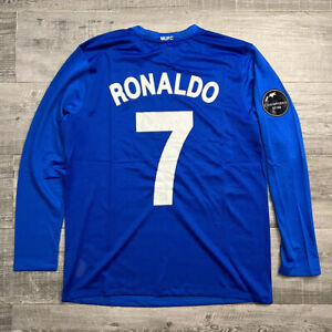 Retro Ronaldo 7 Manchester United UCL Final 2008-2009 Away long sleeve Jersey