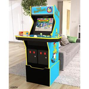 Arcade1UP The Simpsons 2-in1 Video Arcade Game Machine Wtih Exclusive Barstool