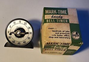 Mark-Time  M.H. Rhodes Bell Timer 60 Second in Original Box