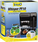 Tetra Whisper Power Filter 10 Gallons, Quiet 3-Stage aquarium Filtration...