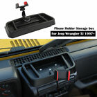 Multifunction Phone Mount holder Storage Tray for Jeep Wrangler TJ Accessories (For: Jeep TJ)