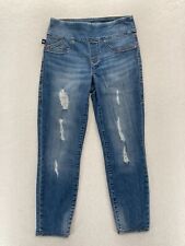 Rock & Republic Denim Rx Fever Pull On Skinny Crop Jeans Women's 6 Medium Denim