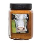 Primitive JAR CANDLE BUTTERED MAPLE SYRUP COW 26 oz Baking Kitchen 2 Wicks USA