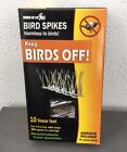 Bird-X Polycarbonate Bird Spikes Deterrent 10ft Kit with Adhesive
