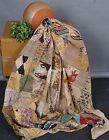 Boho patchwork quilt bed cover kantha coverlet handmade quilts hippie blanket