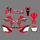 Team Graphics Decals Stickers Kit For Honda CRF250R 2014-2017 CRF450R 2013-2016