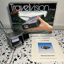 Retro Panasonic Travelvision CT-101 World’s Smallest CRT Color TV - 1.5” - Works